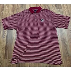 Pinehurst US Open 2005 Polo Mens Extra Large Striped Merc Cotton Golf